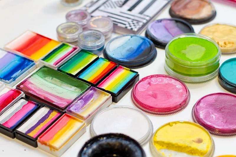 various face paints colours