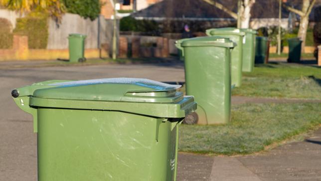 plastic wheelie bins